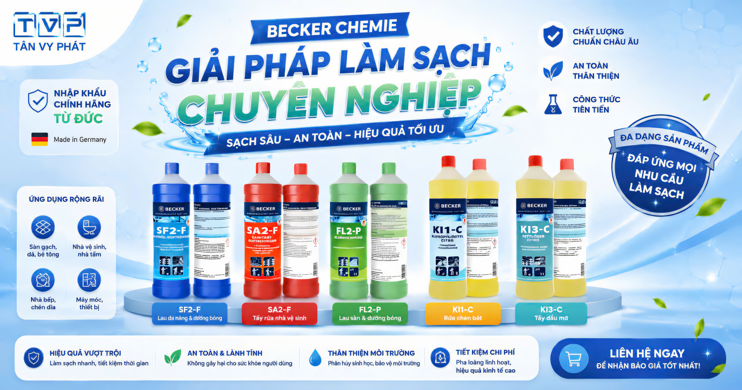 Becker Chemie — Nhập Khẩu Chính Ngạch