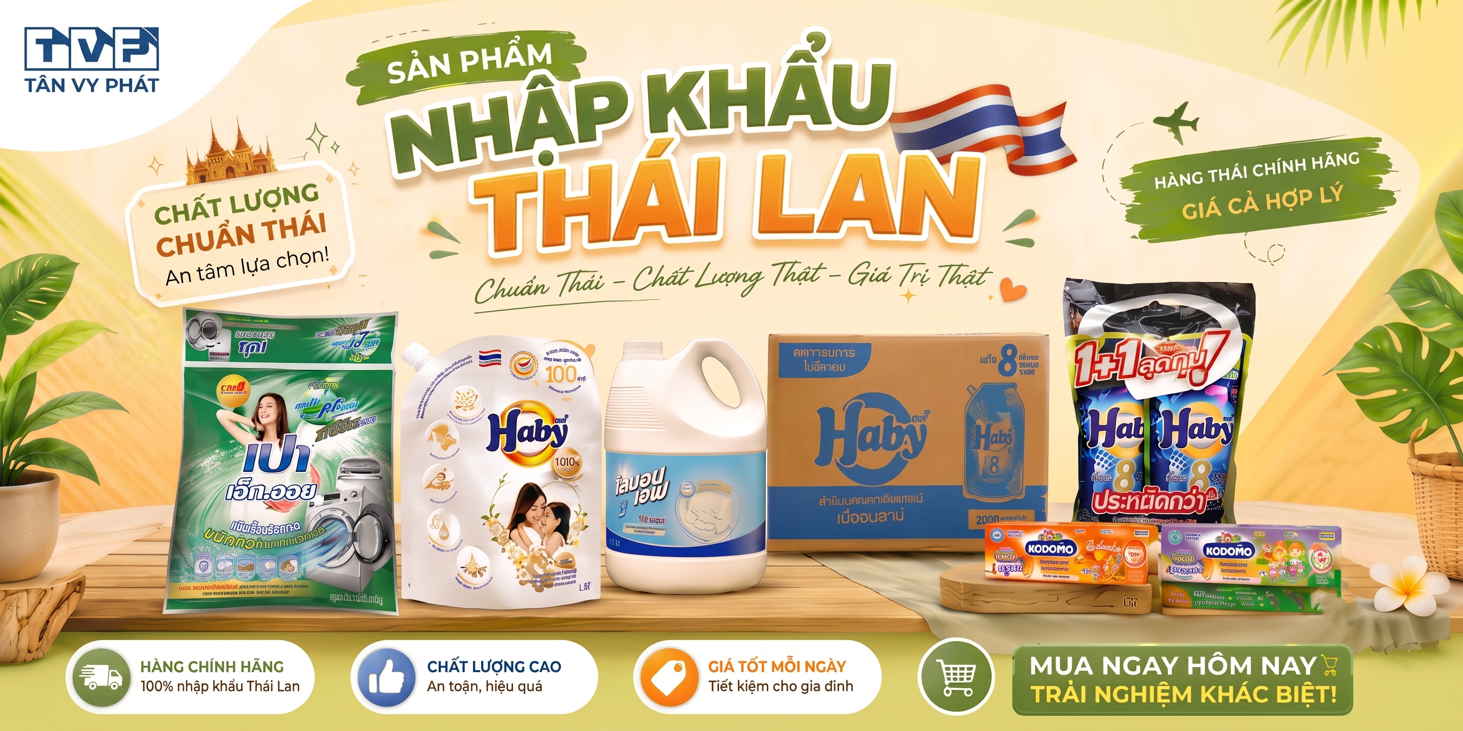 Hàng Tiêu Dùng Thái Lan — Nhập Khẩu Chính Ngạch
