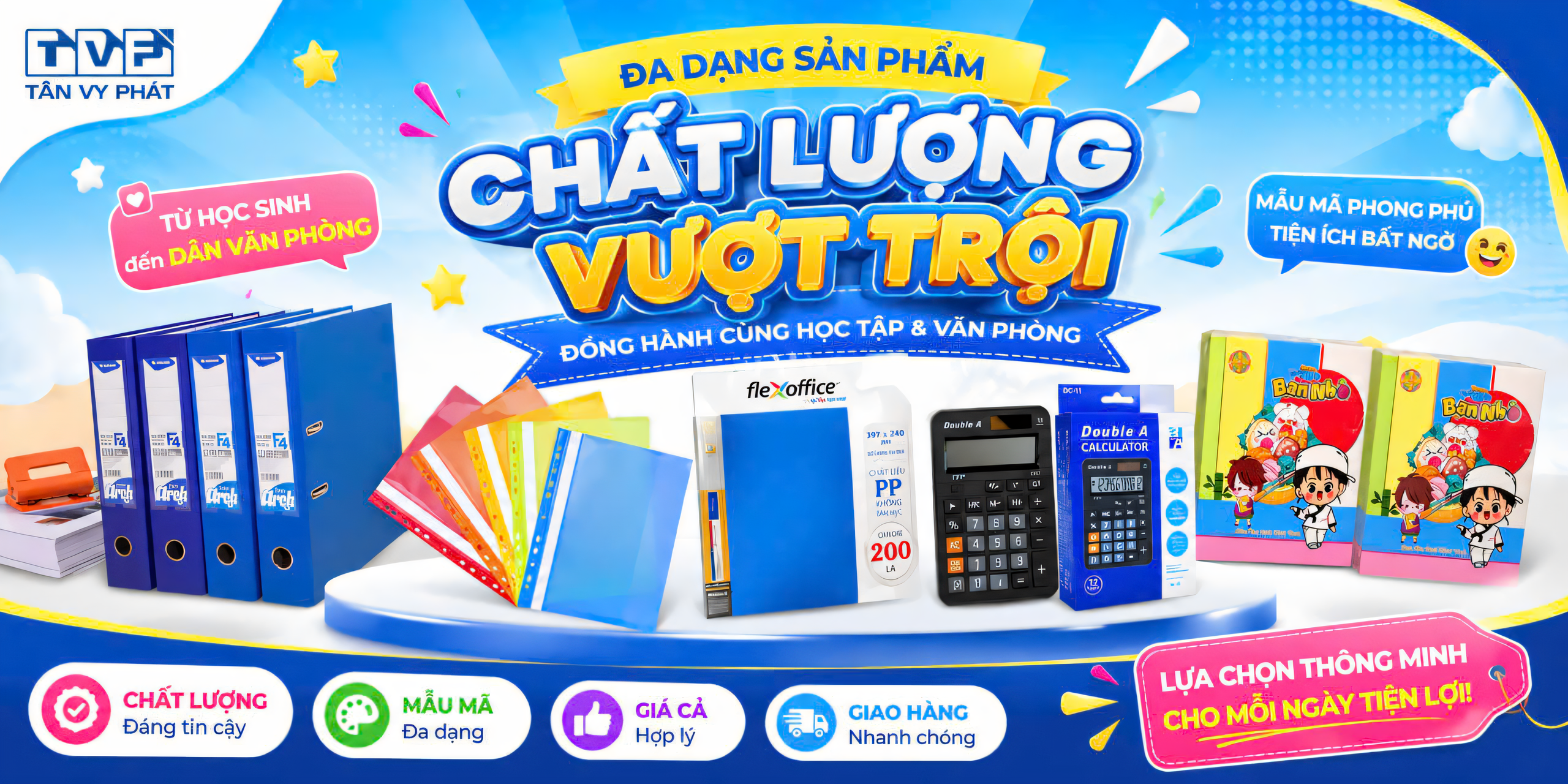 Văn Phòng Phẩm — Giá Sỉ Tận Gốc